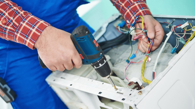 Saruhanlı Baykan Baykan çamaşır makinesi kart tamiri – Su almama arızası orijinal parça ile giderildi. - Teknik servis örneği